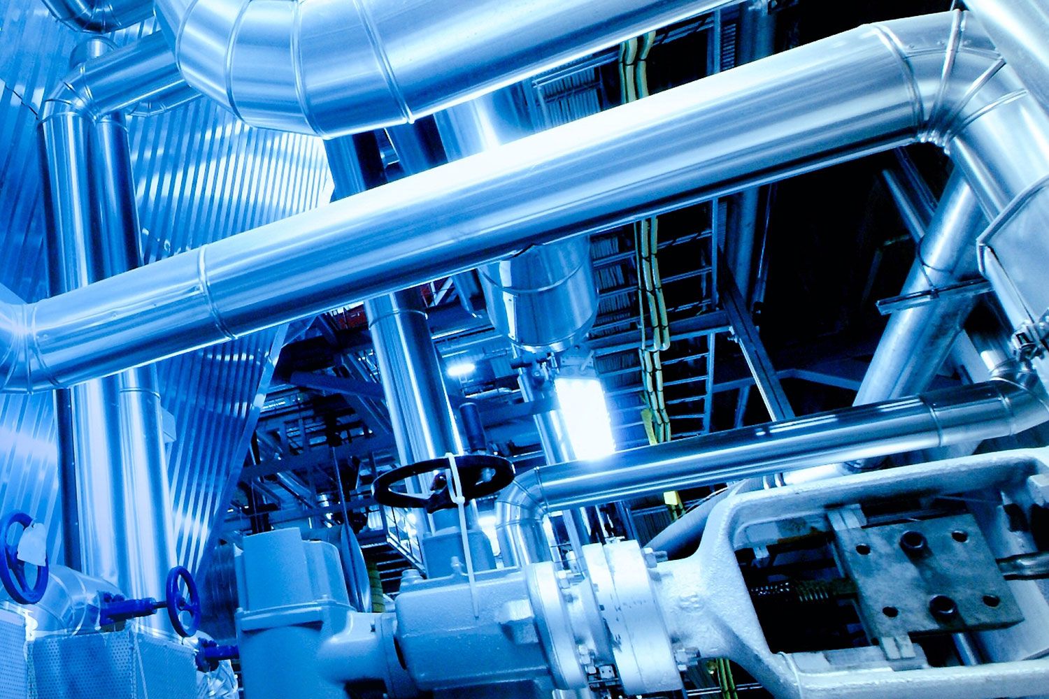 Piping system in a power plant